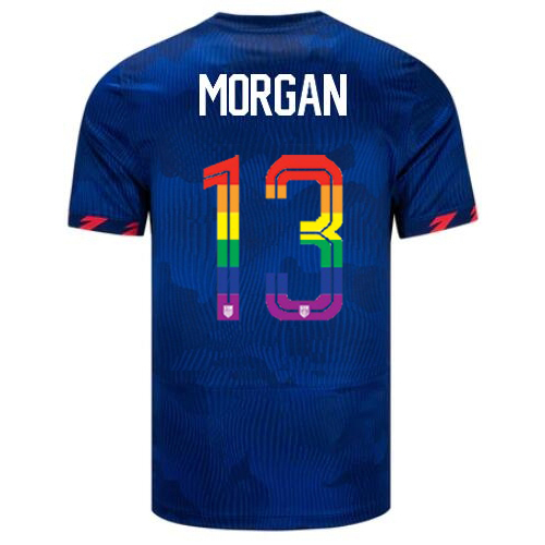 USA Alex Morgan 2023/24 Away Men's Jersey PRIDE