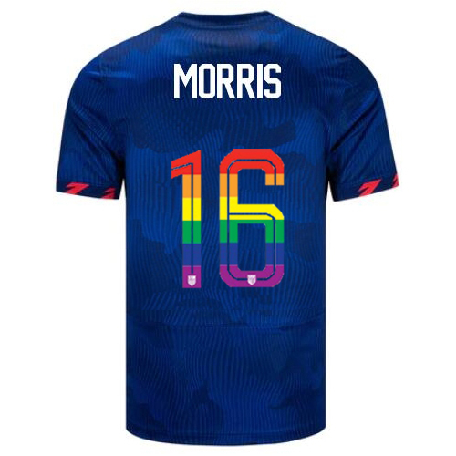 USA Jordan Morris 2023/24 Away Men's Jersey PRIDE