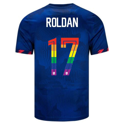 USA Cristian Roldan 2023/24 Away Men's Jersey PRIDE