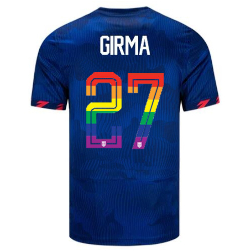 USA Naomi Girma 2023/24 Away Men's Jersey PRIDE