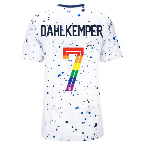 USA Abby Dahlkemper 2023/24 Home Women's Jersey PRIDE