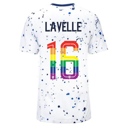 USA Rose Lavelle 2023/24 Home Women's Jersey PRIDE