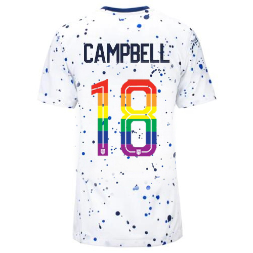 USA Jane Campbell 2023/24 Home Women's Jersey PRIDE