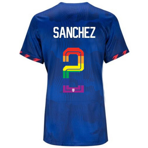 USA Ashley Sanchez 2023/24 Away Women's Jersey PRIDE