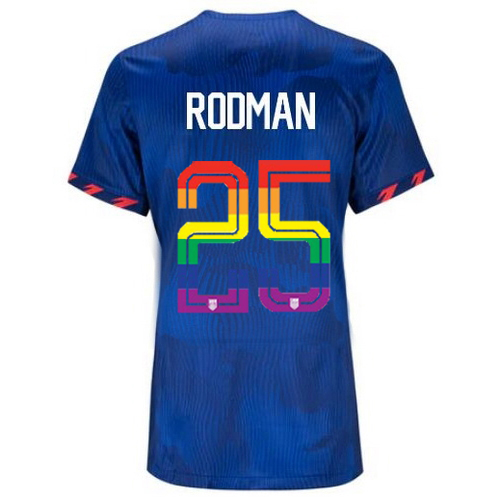 USA Trinity Rodman 2023/24 Away Women's Jersey PRIDE