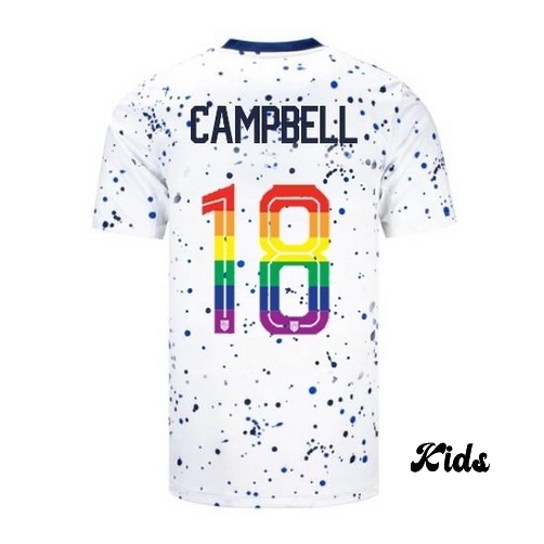 USA Jane Campbell 2023/24 Home Youth Jersey PRIDE