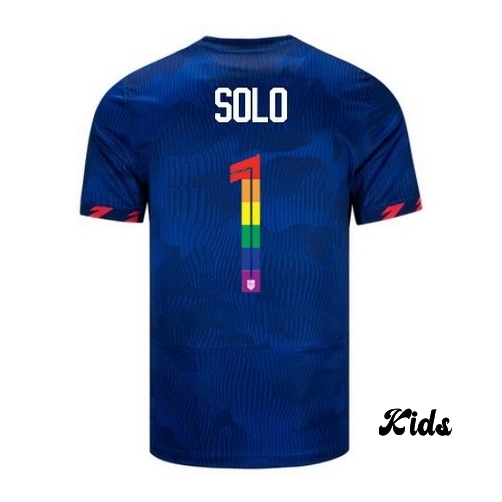 USA Hope Solo 2023/24 Away Youth Jersey PRIDE