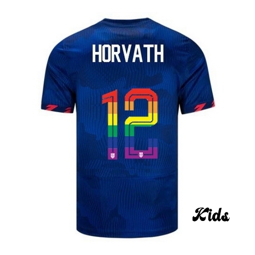 USA Ethan Horvath 2023/24 Away Youth Jersey PRIDE