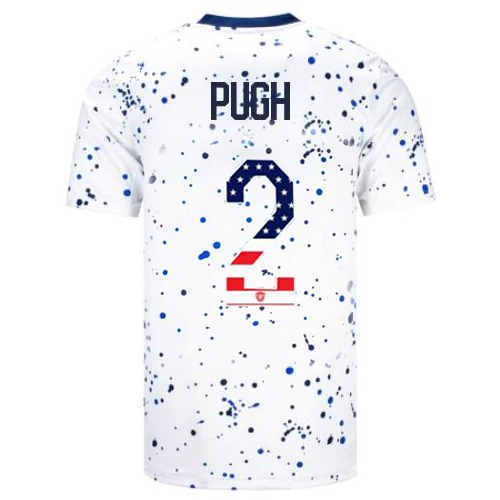 USA Mallory Pugh 2023 White Men's Jersey Independence Day