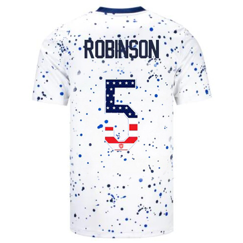 USA Antonee Robinson 2023 White Men's Jersey Independence Day