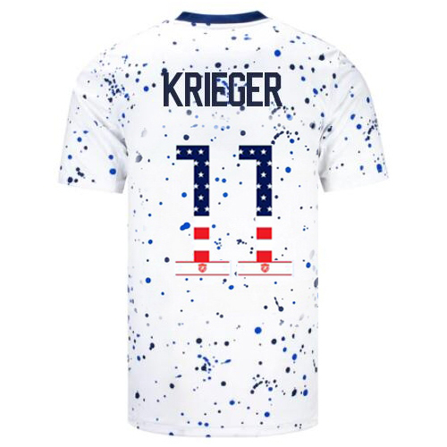 USA Ali Krieger 2023 White Men's Jersey Independence Day