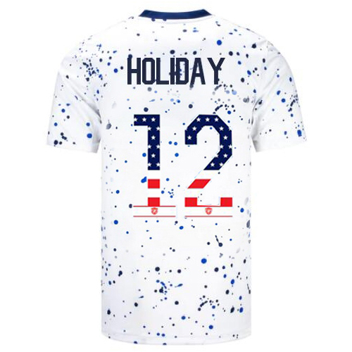 USA Lauren Holiday 2023 White Men's Jersey Independence Day