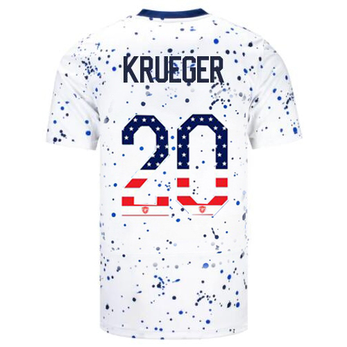 USA Casey Krueger 2023 White Men's Jersey Independence Day