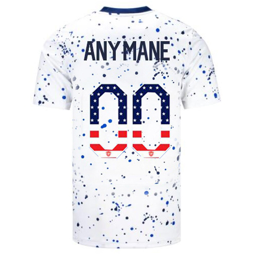USA Customized 2023 White Men's Jersey Independence Day