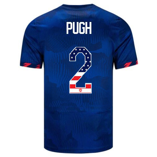 USA Mallory Pugh 2023 Blue Men's Jersey Independence Day