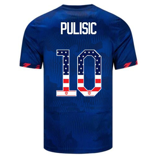 USA Christian Pulisic 2023 Blue Men's Jersey Independence Day