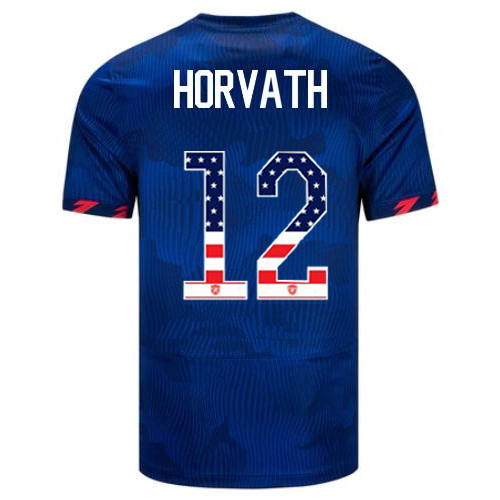 USA Ethan Horvath 2023 Blue Men's Jersey Independence Day
