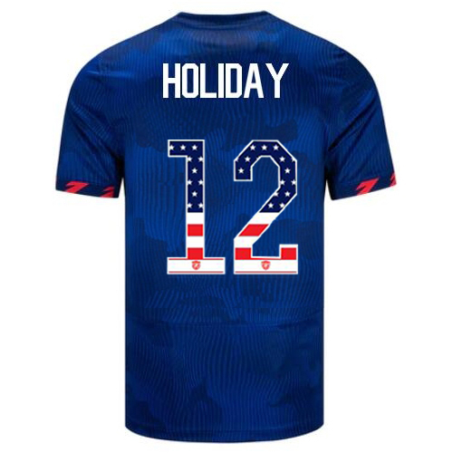 USA Lauren Holiday 2023 Blue Men's Jersey Independence Day