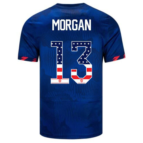 USA Alex Morgan 2023 Blue Men's Jersey Independence Day