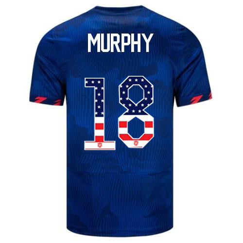 USA Casey Murphy 2023 Blue Men's Jersey Independence Day