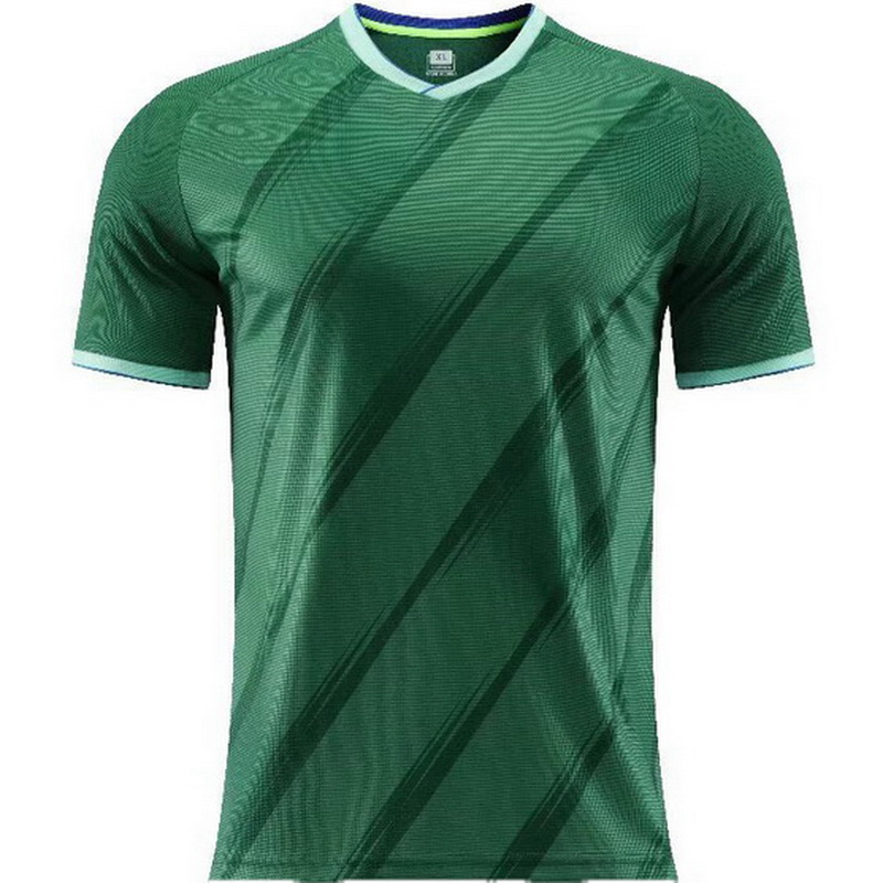 Green Mesh Match Training Youth Men's Soccer Jersey