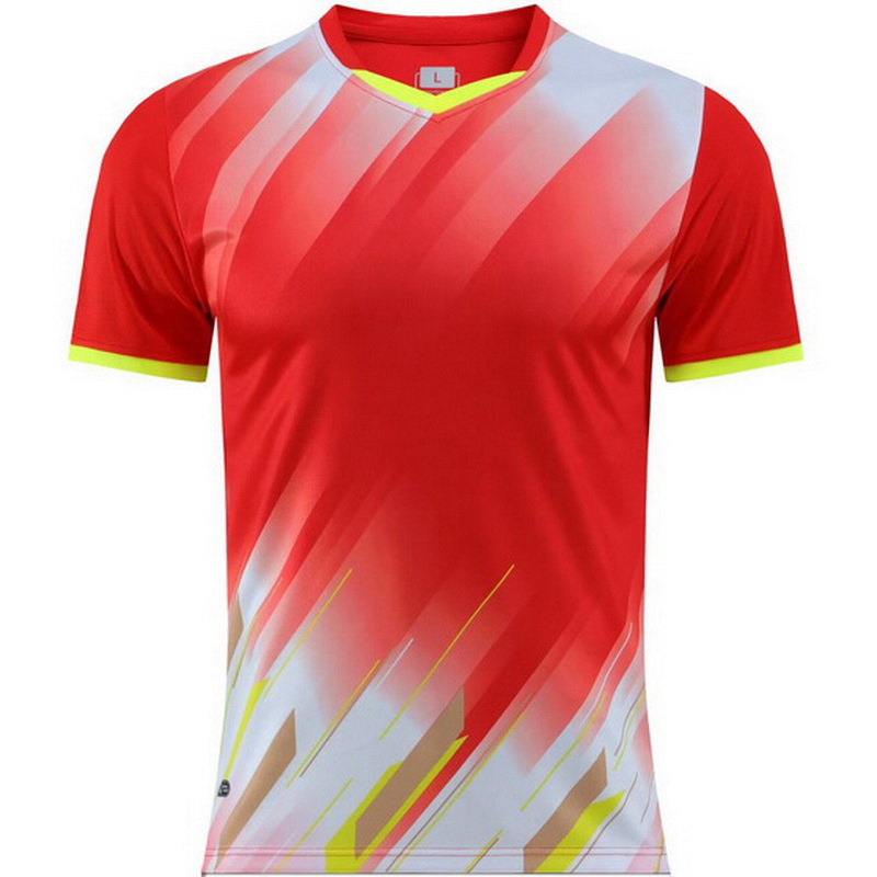 Red Fans Match Training Youth Men's Soccer Jersey