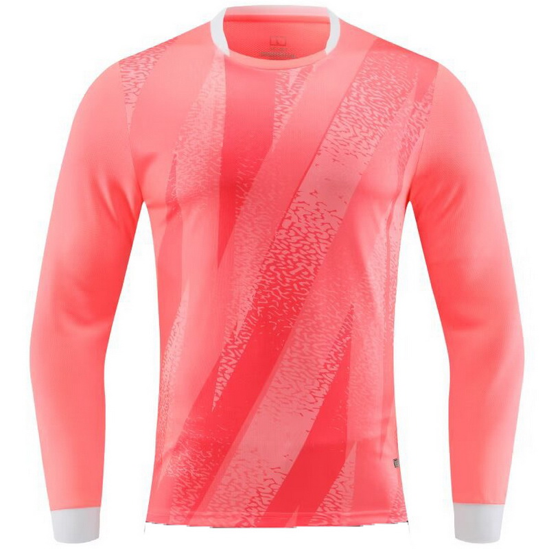 Pink Team LS Shirt Blank Long Sleeve Soccer Jersey