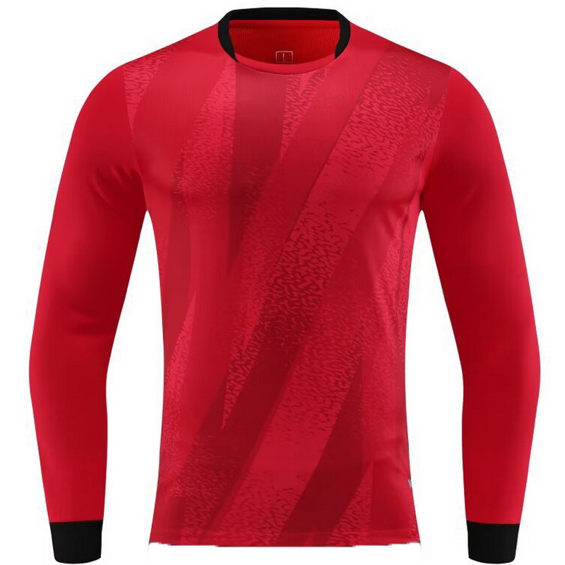 Red Fans Team LS Shirt Blank Long Sleeve Jersey