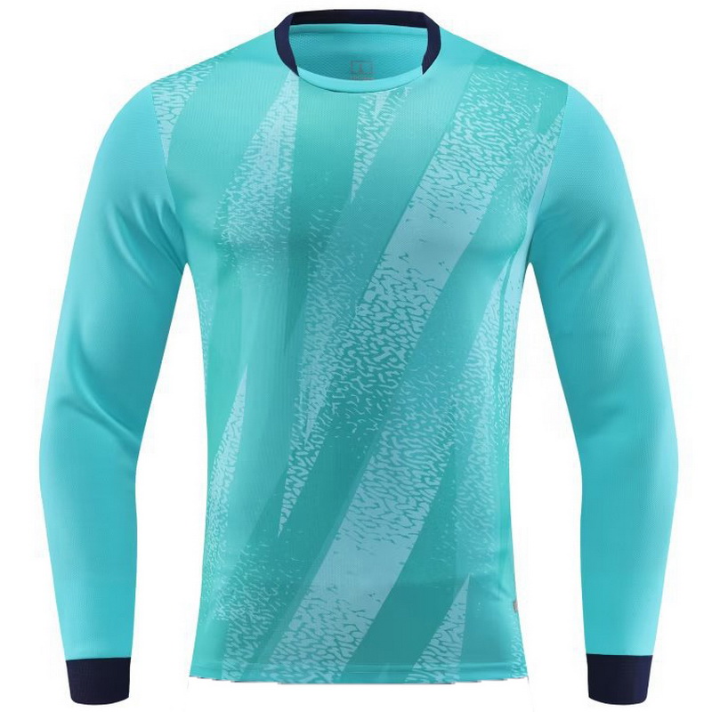 Teal Game LS Shirt Crewneck Long Sleeve Soccer Jersey