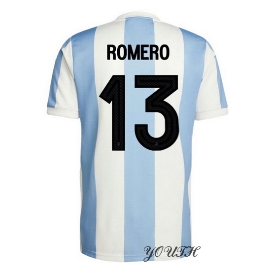 2024 Cristian Romero Argentina 50th Anniversary Youth Jersey