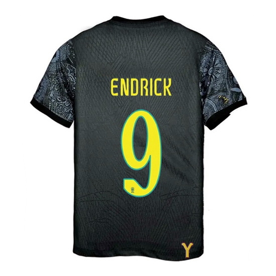 2024/25 Endrick #9 Brazil x Jesus Black Youth Jersey