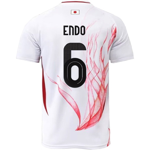 2024 Wataru Endo #6 Japan Home Men's Soccer Jersey