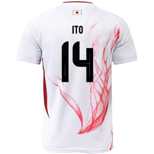 2024 Junya Ito #14 Japan Home Men's Soccer Jersey