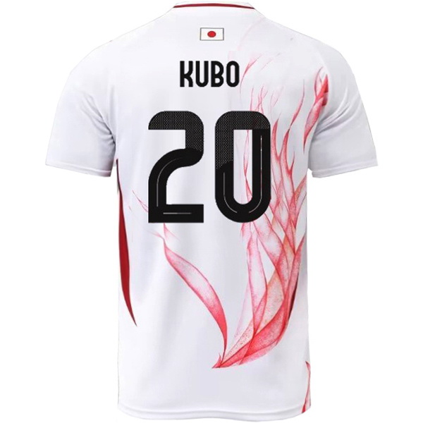 2024 Takefusa Kubo #20 Japan Home Men's Soccer Jersey