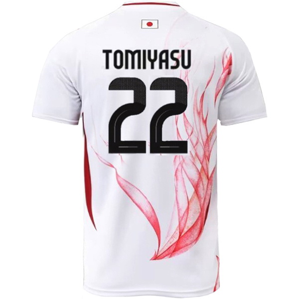 2024 Takehiro Tomiyasu #22 Japan Home Men's Soccer Jersey