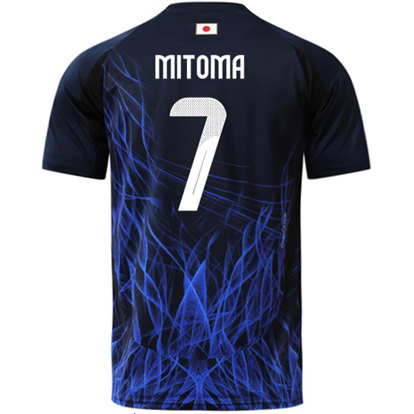 2024 Kaoru Mitoma #7 Japan Away Men's Soccer Jersey