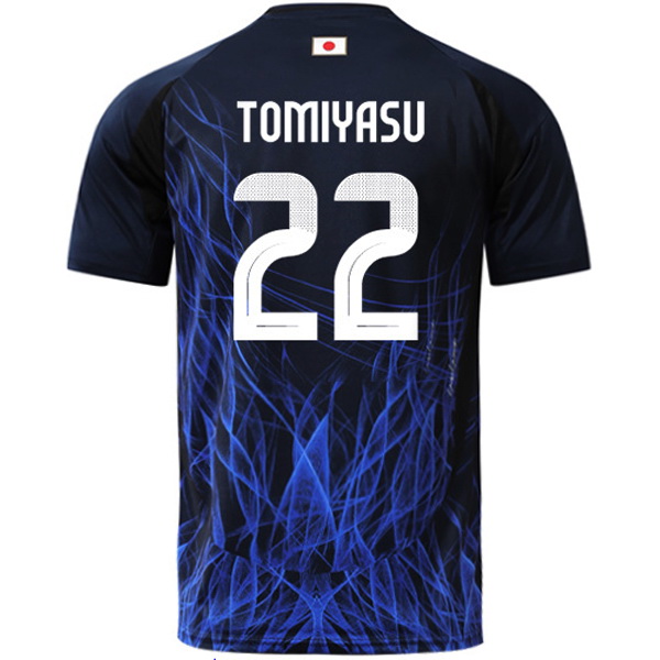 2024 Takehiro Tomiyasu #22 Japan Away Men's Soccer Jersey