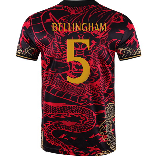 2024 Jude Bellingham #5 Dragon Red Men's Soccer Jersey