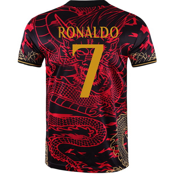 2024 Cristiano Ronaldo #7 Dragon Red Men's Soccer Jersey