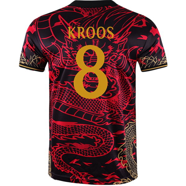 2024 Toni Kroos #8 Dragon Red Men's Soccer Jersey