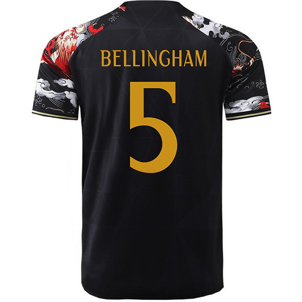 2024 Jude Bellingham #5 Dragon Black Men's Soccer Jersey