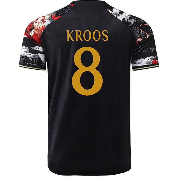 2024 Toni Kroos #8 Dragon Black Men's Soccer Jersey