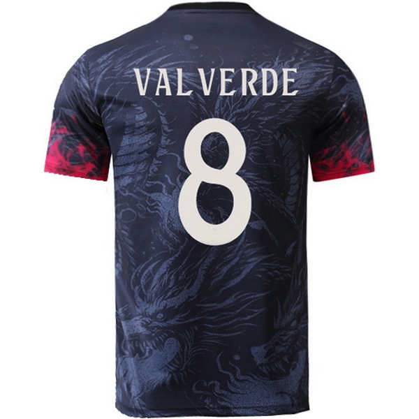 24/25 Federico Valverde #8 Dragon Gray Men's Soccer Jersey