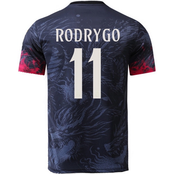 24/25 Rodrygo #11 Dragon Gray Men's Soccer Jersey