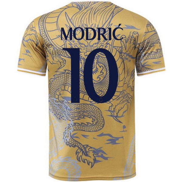 24/25 Luka Modric #10 Dragon Yellow Men's Soccer Jersey