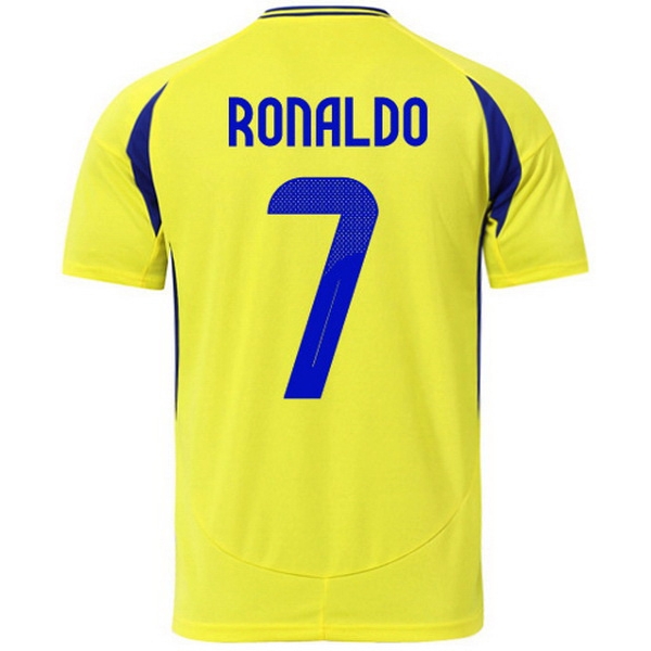 2024 Cristiano Ronaldo #7 Team Yellow Men's Soccer Jersey