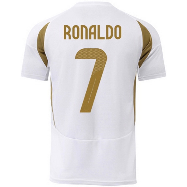 2024 Cristiano Ronaldo #7 Team White Men's Soccer Jersey