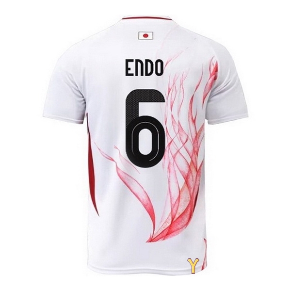 2024 Wataru Endo #6 Japan Home Youth Soccer Jersey