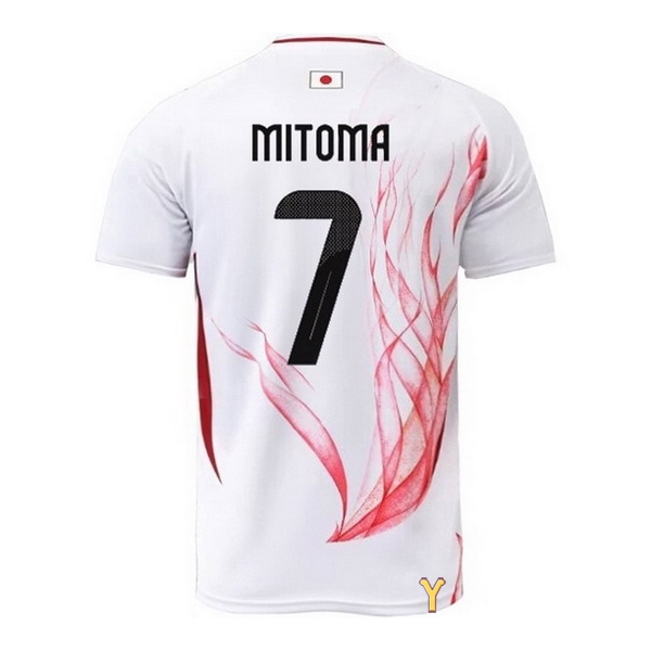 2024 Kaoru Mitoma #7 Japan Home Youth Soccer Jersey