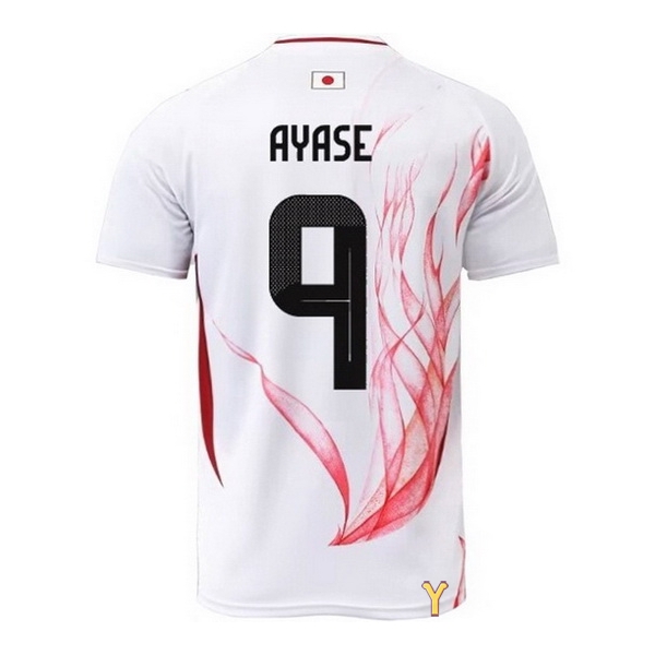 2024 Ayase Ueda #9 Japan Home Youth Soccer Jersey